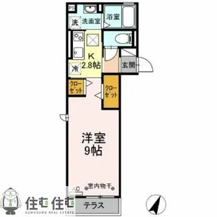 リソ・フェリーチェ【2階】の間取り