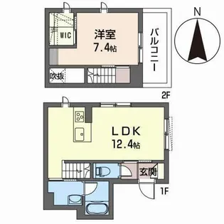 シャーメゾン東寺道【3階】の間取り