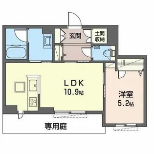 シャーメゾン マーリエII【0102号室】の間取り