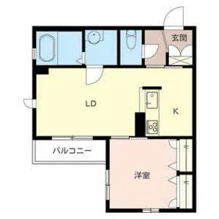 シャーメゾン レグルス【0201号室】の間取り