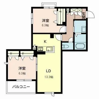 アリエッタ【0306号室】の間取り