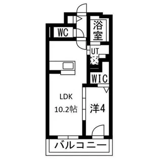 NCウイング中央【4階】の間取り