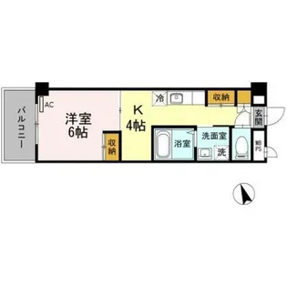シーガルマンションⅡ【2階】の間取り