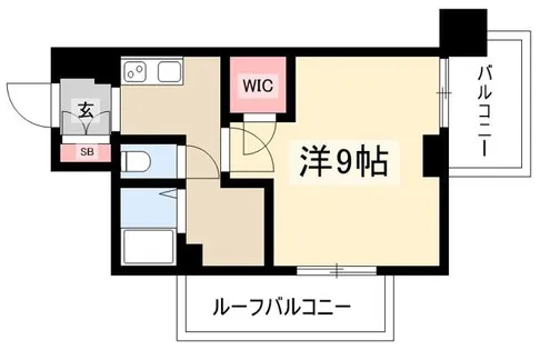 ラグゼナ上前津(旧LUXENA KAMIMAEZU)【14階】の間取り