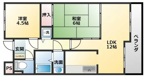 BeeBeeGrande【7階】の間取り