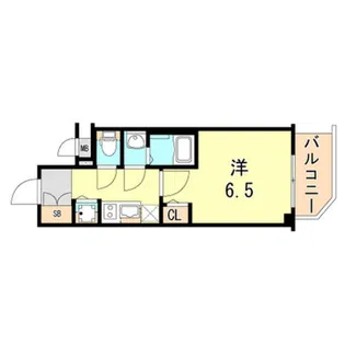 ファーストフィオーレ神戸駅前【14階】の間取り