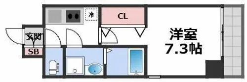 レクシア京橋DUO【11階】の間取り