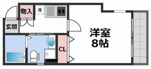 ベリーウェルⅡ【4階】の間取り