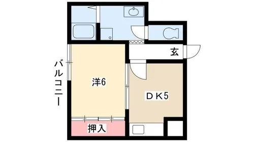 アネックス池下【205号室】の間取り