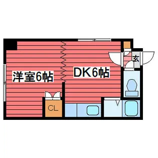 アビアシオン壱番館【507号室】の間取り