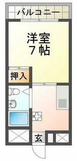 奥の池ハイム【2階】の間取り