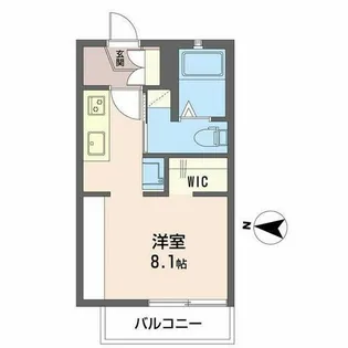 フレグランス桃山【0206号室】の間取り
