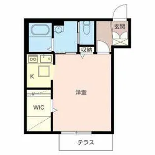 アイエフハイツ水波町V【0103号室】の間取り