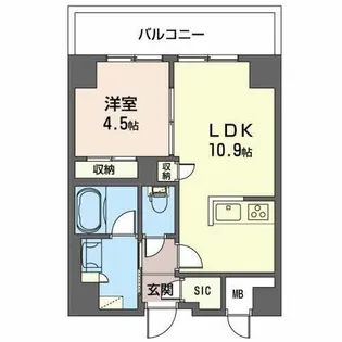 Refisia西宮【0205号室】の間取り