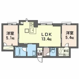 シェーンブルンII【0106号室】の間取り