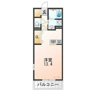 大阪府大阪市阿倍野区桃ケ池町2丁目【アパート】の間取り