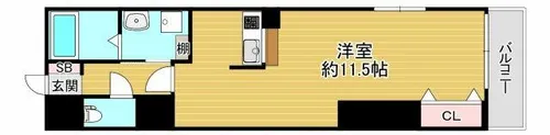 バースプレイス高津【5階】の間取り