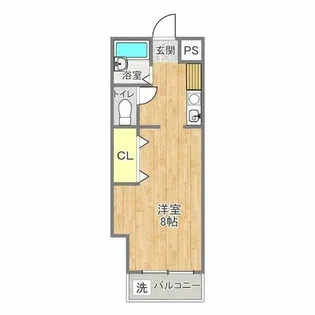 エムプリス上町【4階】の間取り