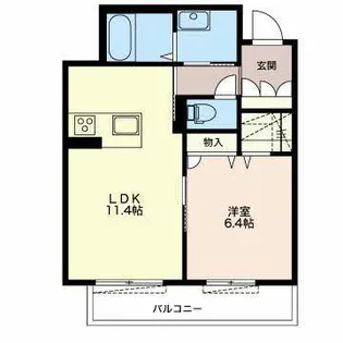 プリムローズ【0303号室】の間取り