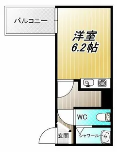 HESTA近大前【3階】の間取り