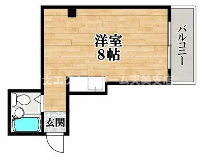 スリーフレンド天美【402号室】の間取り