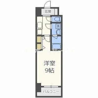スプランディッド淀屋橋DUE【11階】の間取り