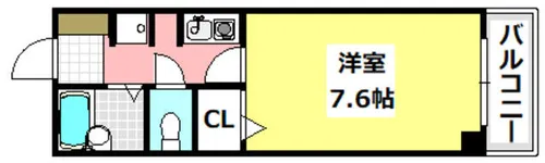 ヴィユーフルーヴⅡ【3階】の間取り