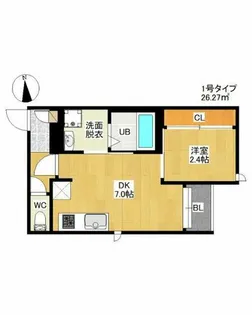 Grandtic Haven【1階】の間取り
