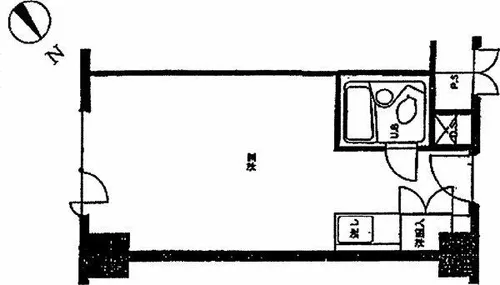 全国ビルニューオリンピア【1003号室】の間取り