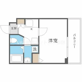 プレサンス難波EASTモダニティ【10階】の間取り