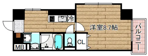 ImpRex3号館【4階】の間取り