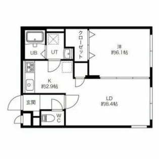 ENCHAN-THE(アンシャンテ)【4階】の間取り