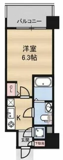 エスリード桜ノ宮レジデンス【8階】の間取り