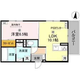 GRAMM西伊達【2階】の間取り