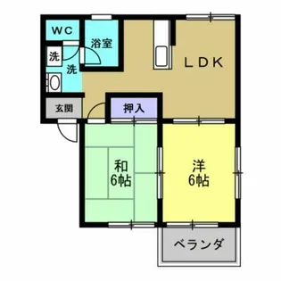 ゴールドハイツC棟【102号室】の間取り