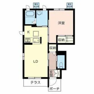 シャーメゾン フルール【0101号室】の間取り