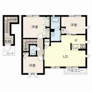 メゾン・ド・富永【0203号室】の間取り