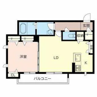 Maison De Raffine【0205号室】の間取り