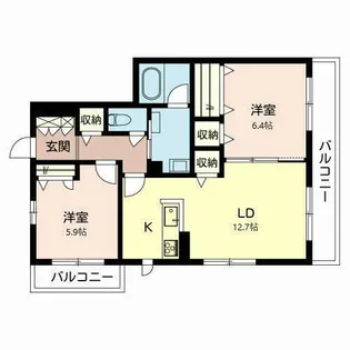 シャーメゾングレイス【0307号室】の間取り