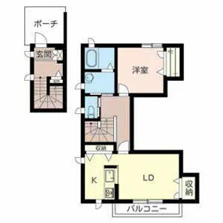 ラヴィニール アン【0201号室】の間取り