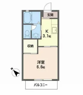 マノワールA,B【A205号室】の間取り