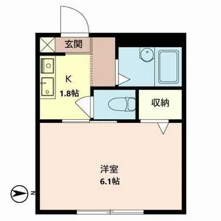 EVER GREEN【1階】の間取り