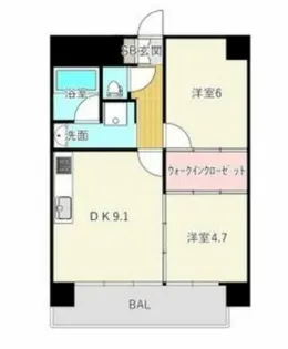 ES-Grande Umedakita【7階】の間取り