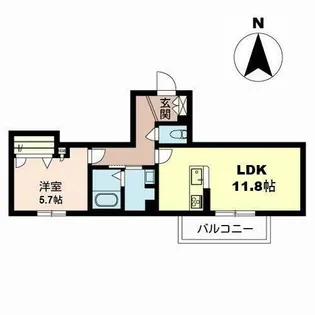 ソラーナ堺市駅【0302号室】の間取り
