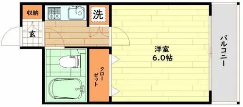 ゴックス南森町【8階】の間取り