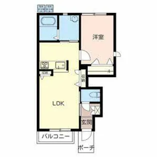 ルネ南浜【0103号室】の間取り