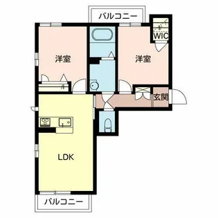 リ・シャトー伏見【0303号室】の間取り