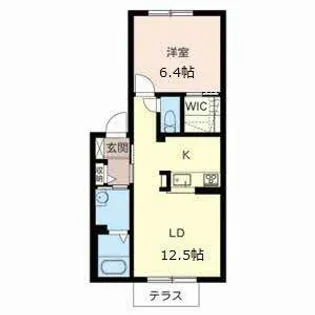 メゾンMSK【0103号室】の間取り