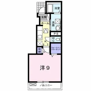 ファイン【1階】の間取り