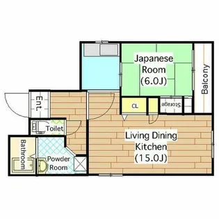 メゾンドールDOI【601号室】の間取り